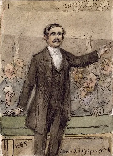 Akvarell av Fritz von Dardel